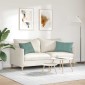 vidaXL Μαξιλάρι Καναπέ 2 pcs Θαλασσί 60 x 40 cm Υφασμάτινο Κορντουρά