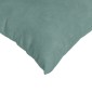 vidaXL Μαξιλάρι Καναπέ 2 pcs Θαλασσί 60 x 40 cm Υφασμάτινο Κορντουρά