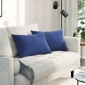 vidaXL Μαξιλάρι Καναπέ 2 pcs Μπλε Αστυνομίας 60 x 40 cm