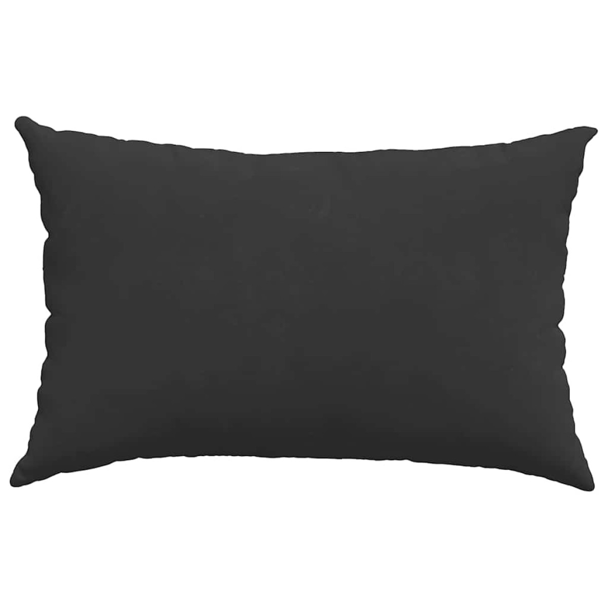 vidaXL Μαξιλάρι Καναπέ 2 pcs Μαύρο 60 x 40 cm ύφασμα