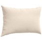 vidaXL Μαξιλάρι Καναπέ 2 pcs Μπεζ 60 x 40 cm ύφασμα