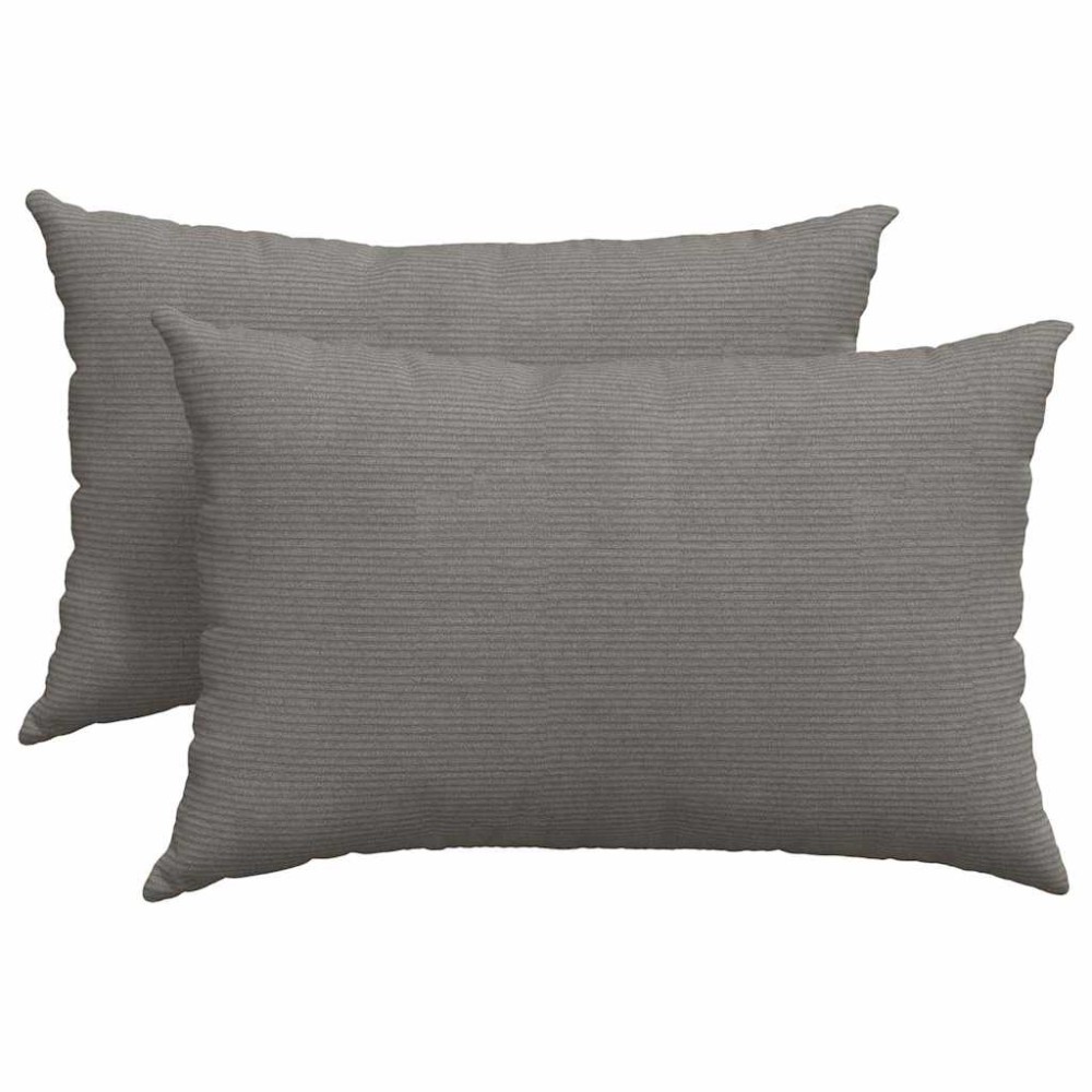 vidaXL Μαξιλάρι Καναπέ 2 pcs Ανοιχτό γκρι 60 x 40 cm