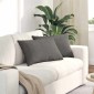 vidaXL Μαξιλάρι Καναπέ 2 pcs Ανοιχτό γκρι 60 x 40 cm