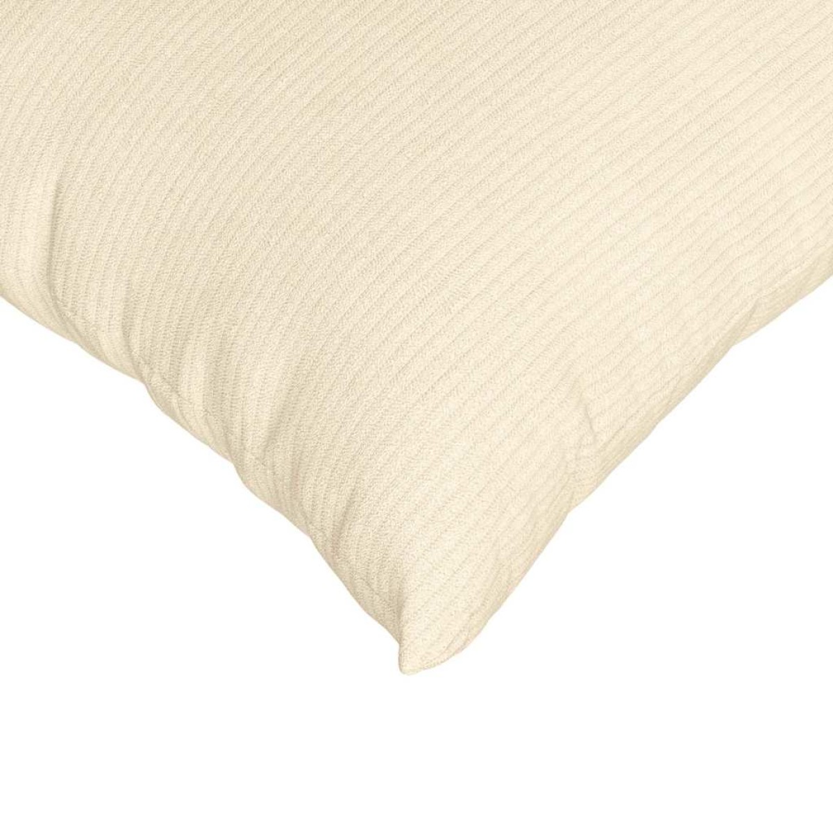 vidaXL Μαξιλάρι Καναπέ 2 pcs Κρεμ 60 x 40 cm Υφασμάτινο Κορντουρά