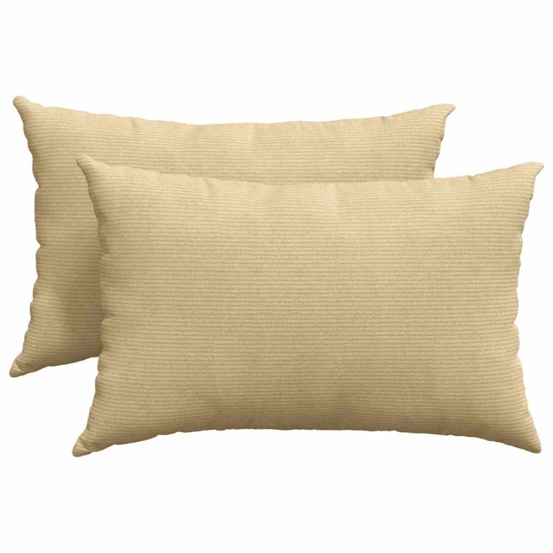 vidaXL Μαξιλάρι Καναπέ 2 pcs Γκρι Πράσινο 60 x 40 cm
