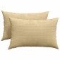 vidaXL Μαξιλάρι Καναπέ 2 pcs Γκρι Πράσινο 60 x 40 cm