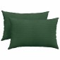 vidaXL Μαξιλάρι Καναπέ 2 pcs Σκούρο Πράσινο 60 x 40 cm