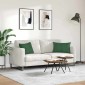 vidaXL Μαξιλάρι Καναπέ 2 pcs Σκούρο Πράσινο 60 x 40 cm