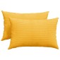vidaXL Μαξιλάρι Καναπέ 2 pcs Απαλό Κίτρινο 60 x 40 cm