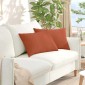 vidaXL Μαξιλάρι Καναπέ 2 pcs Κόκκινο Πορτοκαλί 60 x 40 cm
