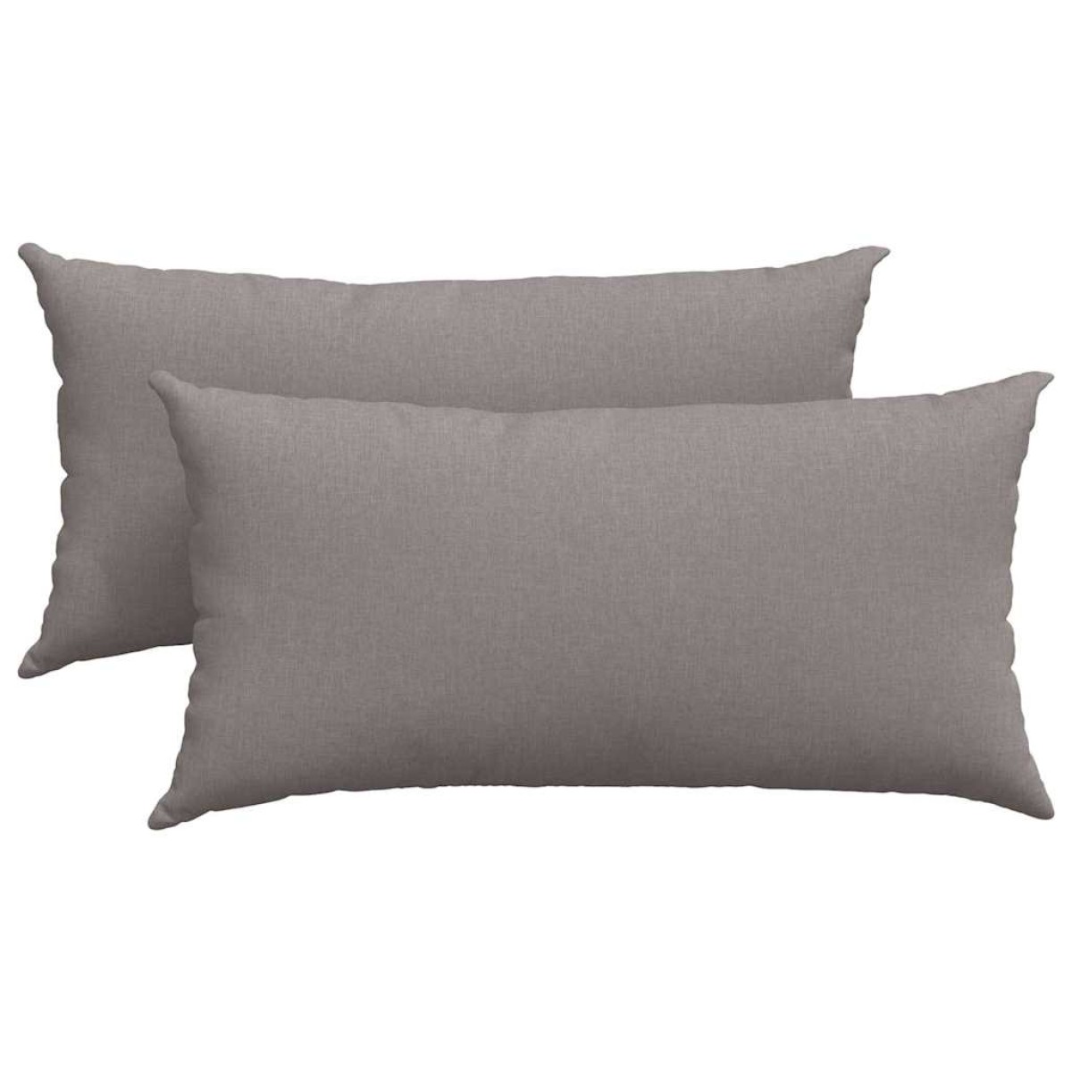 vidaXL Μαξιλάρι Καναπέ 2 τμχ. ύφασμα Taupe 80 x 40 cm