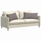 vidaXL Μαξιλάρι Καναπέ 2 τμχ. ύφασμα Taupe 80 x 40 cm