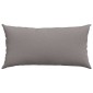 vidaXL Μαξιλάρι Καναπέ 2 τμχ. ύφασμα Taupe 80 x 40 cm