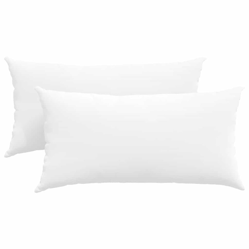vidaXL Μαξιλάρι Καναπέ 2 τμχ. ύφασμα Λευκό 80 x 40 cm