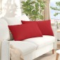 vidaXL Μαξιλάρι Καναπέ 2 τμχ. ύφασμα Κόκκινο 80 x 40 cm