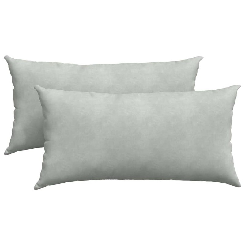 vidaXL Μαξιλάρι Καναπέ 2 pcs Ανοιχτό γκρι 80 x 40 cm