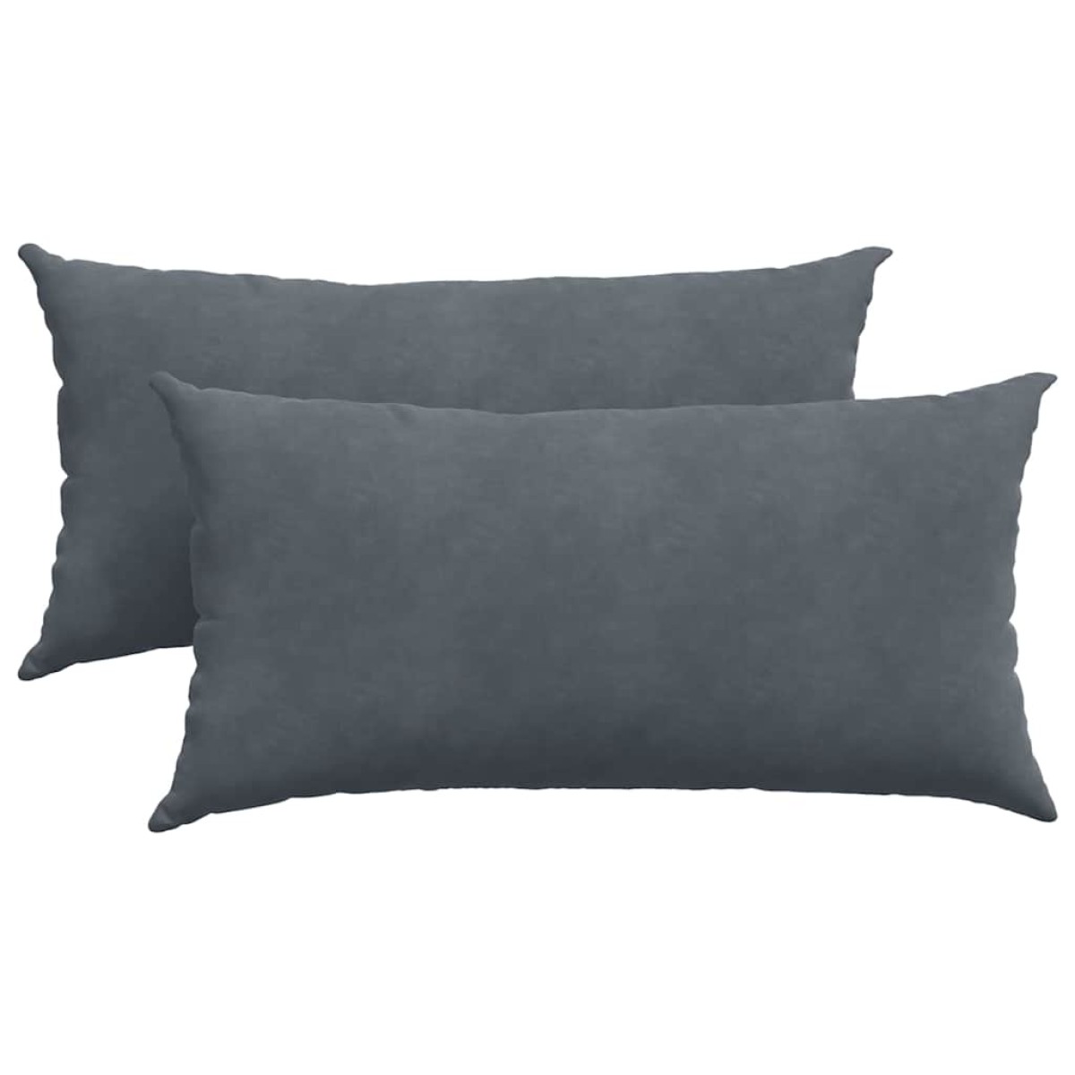 vidaXL Μαξιλάρι Καναπέ 2 pcs Σκούρο Γκρι 80 x 40 cm