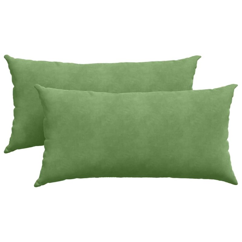 vidaXL Μαξιλάρι Καναπέ 2 pcs Ανοιχτό Πράσινο 80 x 40 cm