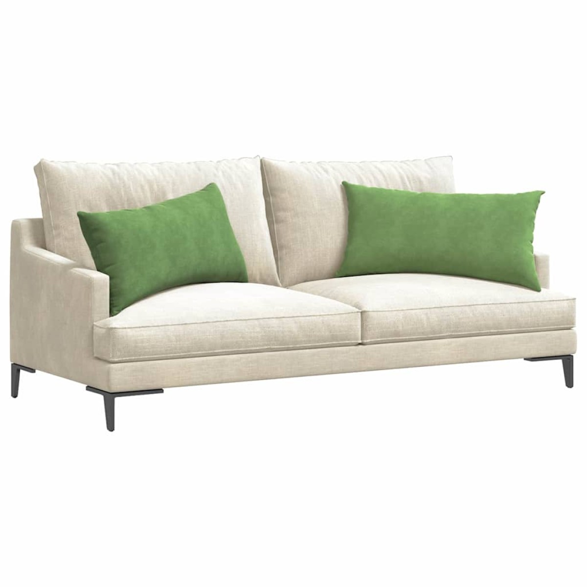 vidaXL Μαξιλάρι Καναπέ 2 pcs Ανοιχτό Πράσινο 80 x 40 cm