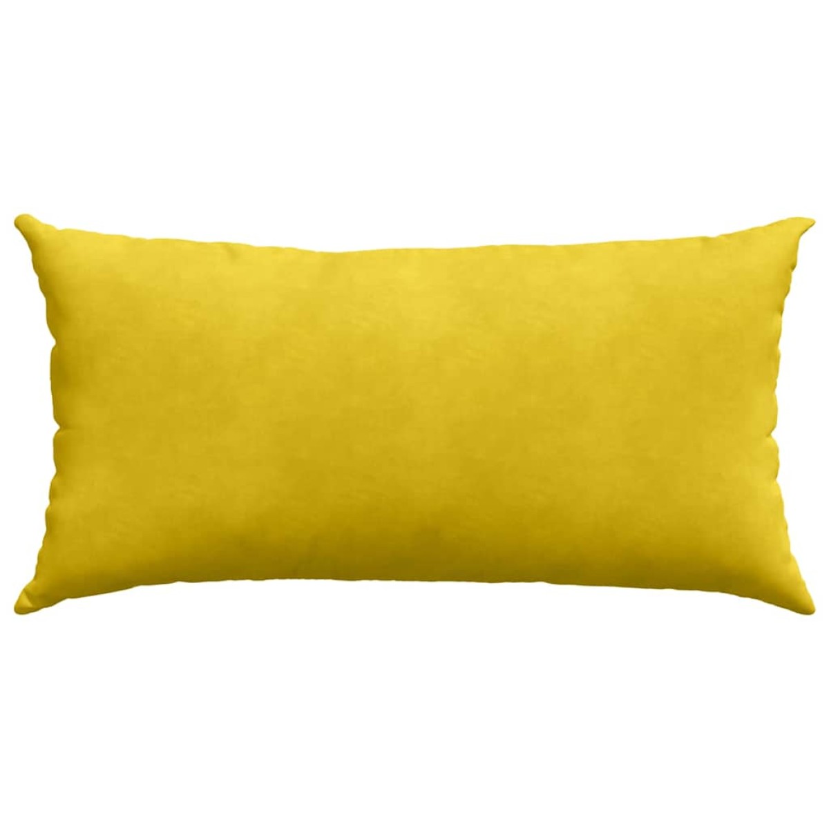 vidaXL Μαξιλάρι Καναπέ 2 pcs Κίτρινο 80 x 40 cm Υφασμάτινο Κορντουρά