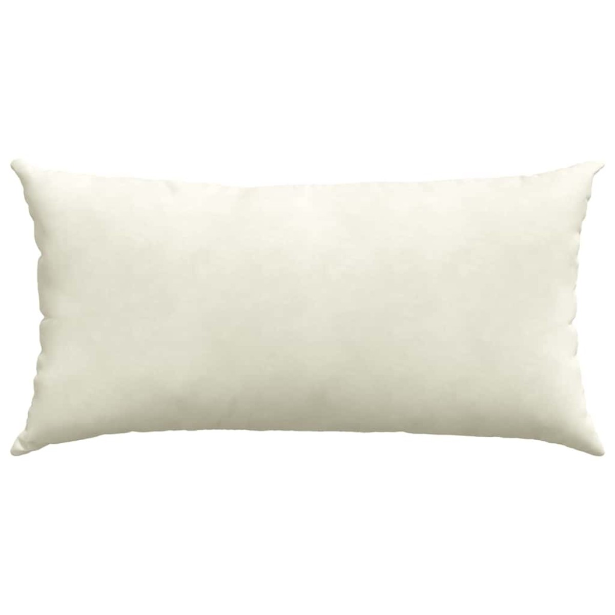 vidaXL Μαξιλάρι Καναπέ 2 pcs Κρεμ 80 x 40 cm Υφασμάτινο Κορντουρά
