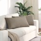vidaXL Μαξιλάρι Καναπέ 2 pcs Taupe 80 x 40 cm ύφασμα