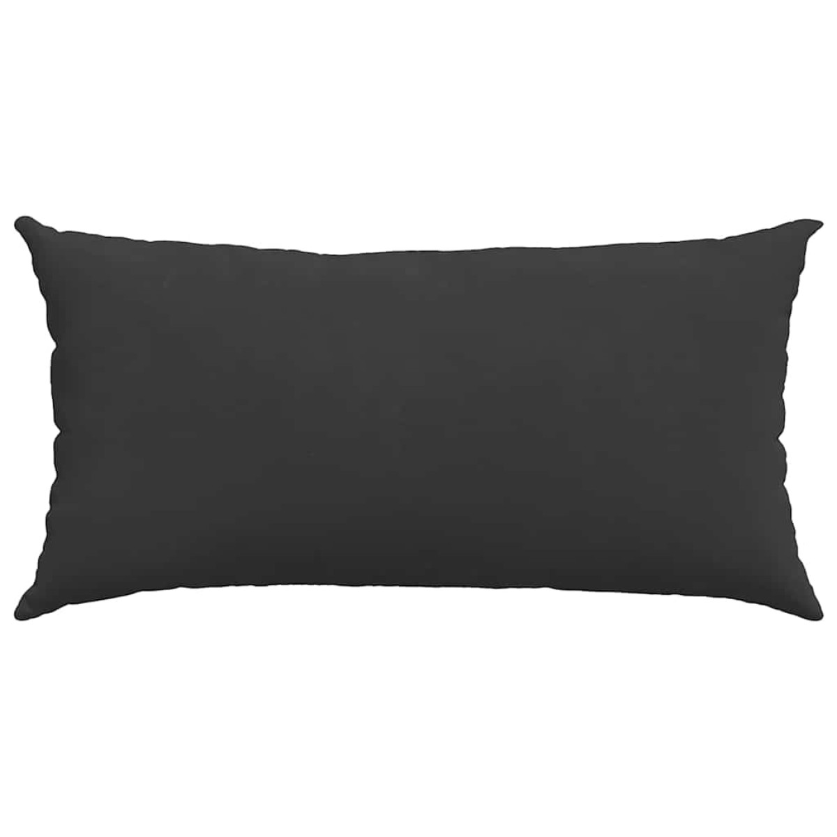 vidaXL Μαξιλάρι Καναπέ 2 pcs Μαύρο 80 x 40 cm ύφασμα