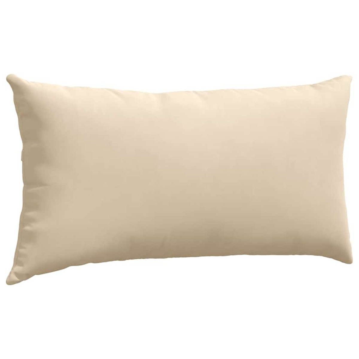 vidaXL Μαξιλάρι Καναπέ 2 pcs Κρεμ 80 x 40 cm ύφασμα