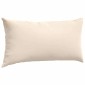 vidaXL Μαξιλάρι Καναπέ 2 pcs Μπεζ 80 x 40 cm ύφασμα
