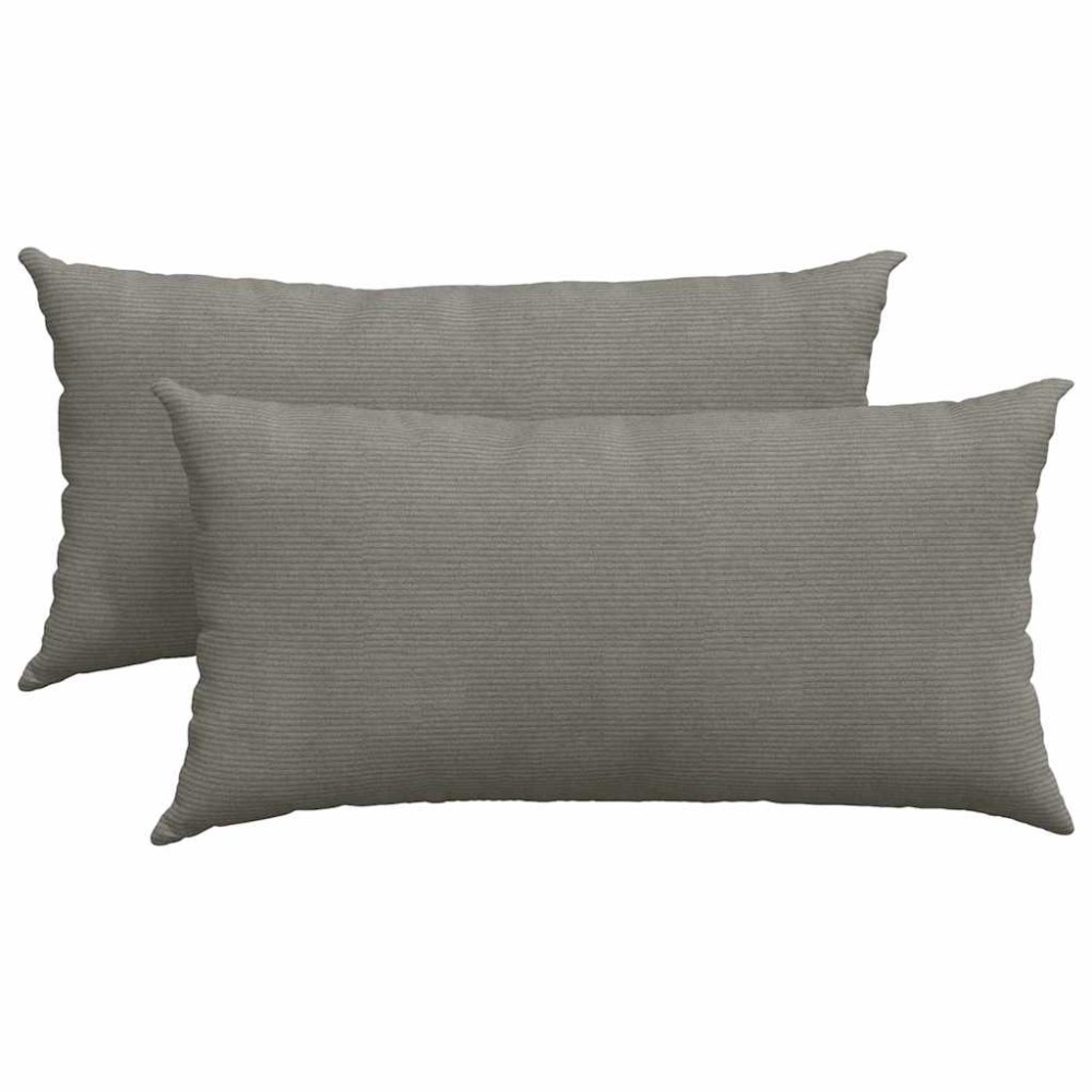 vidaXL Μαξιλάρι Καναπέ 2 pcs Ανοιχτό γκρι 80 x 40 cm