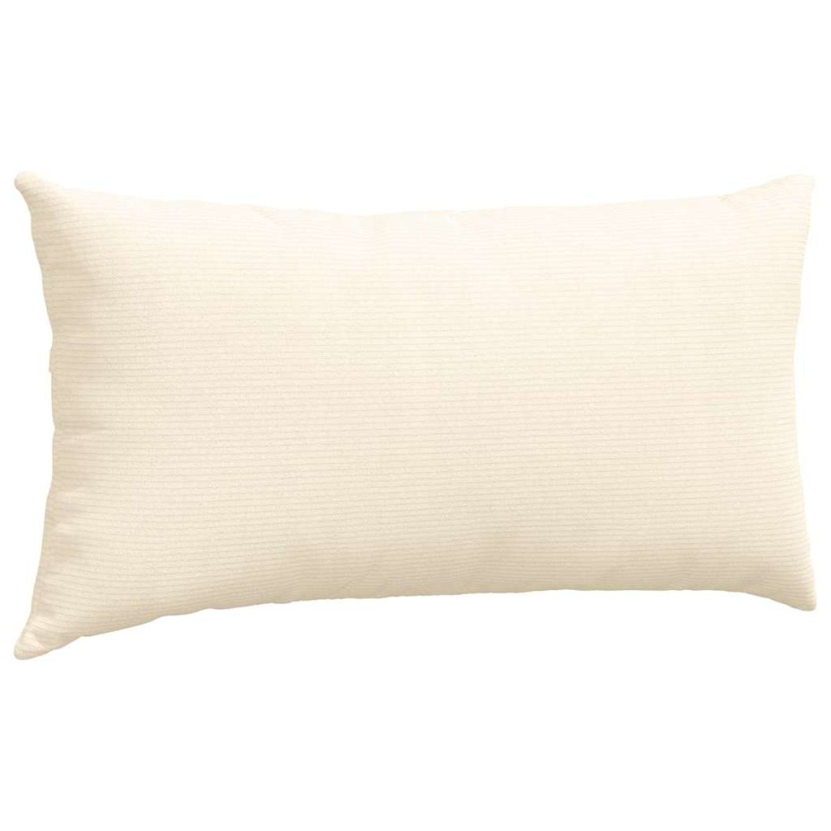 vidaXL Μαξιλάρι Καναπέ 2 pcs Κρεμ 80 x 40 cm Υφασμάτινο Κορντουρά