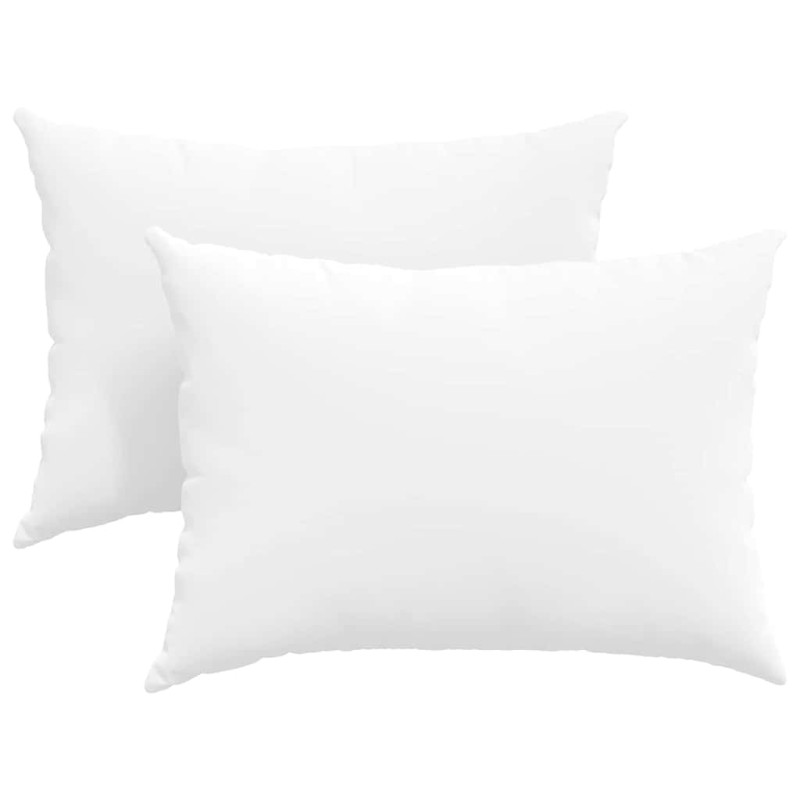 vidaXL Μαξιλάρι Καναπέ 2 τμχ. ύφασμα Λευκό 70 x 50 cm
