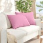 vidaXL Μαξιλάρι Καναπέ 2 τμχ. ύφασμα Ροζ 70 x 50 cm