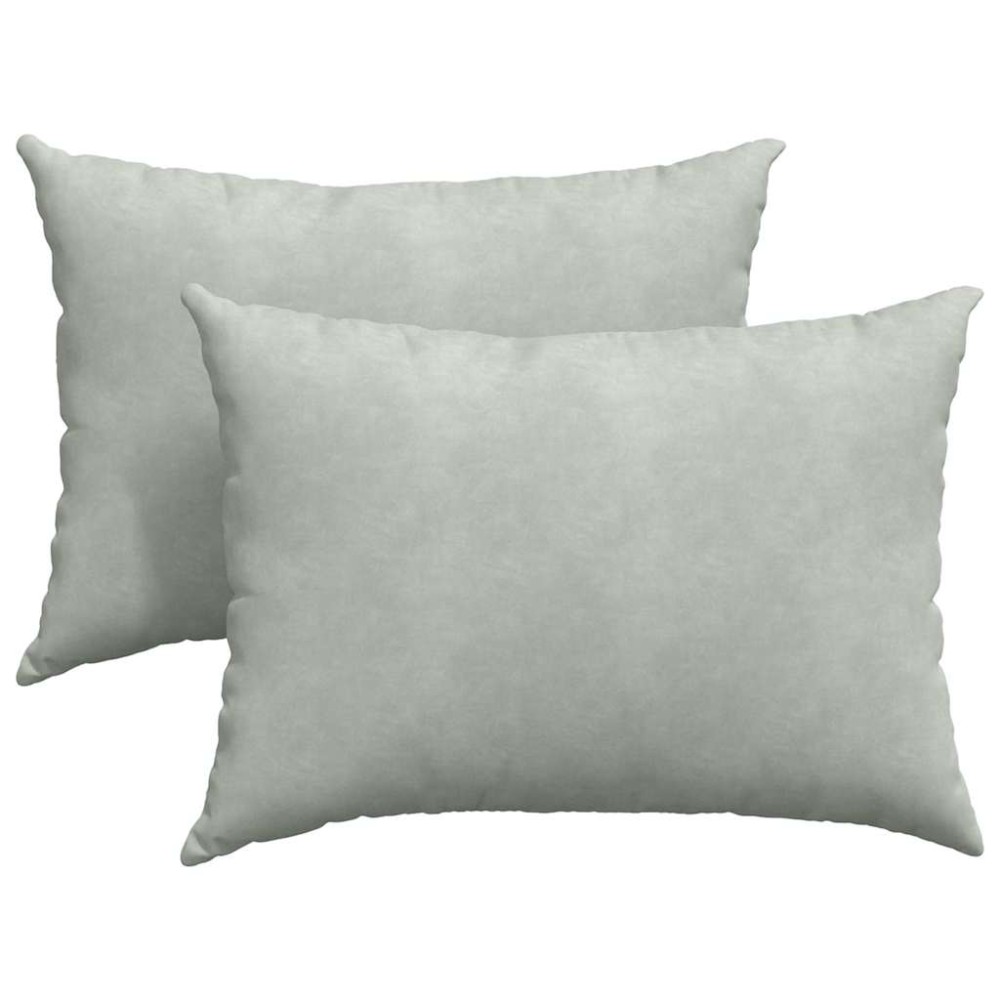 vidaXL Μαξιλάρι Καναπέ 2 pcs Ανοιχτό γκρι 70 x 50 cm
