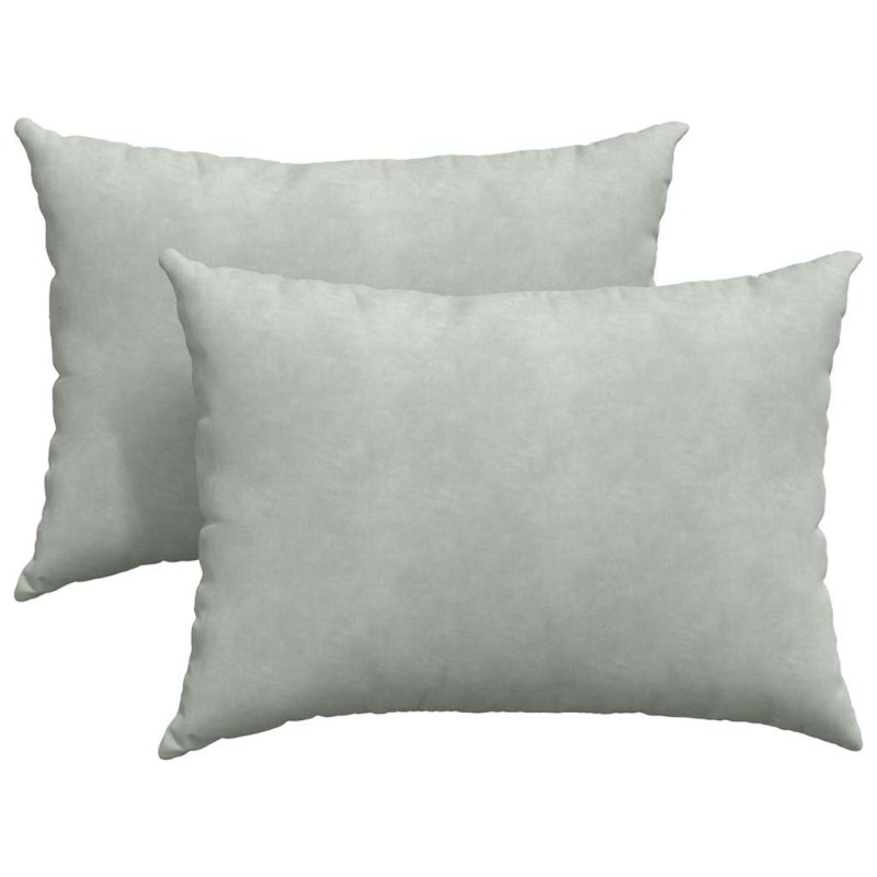 vidaXL Μαξιλάρι Καναπέ 2 pcs Ανοιχτό γκρι 70 x 50 cm