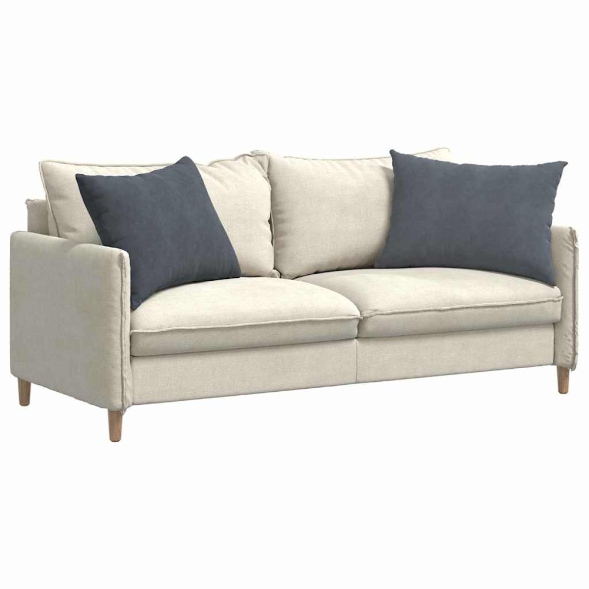 vidaXL Μαξιλάρι Καναπέ 2 pcs Σκούρο Γκρι 70 x 50 cm