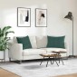 vidaXL Μαξιλάρι Καναπέ 2 pcs Σκούρο Πράσινο 70 x 50 cm