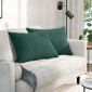 vidaXL Μαξιλάρι Καναπέ 2 pcs Σκούρο Πράσινο 70 x 50 cm