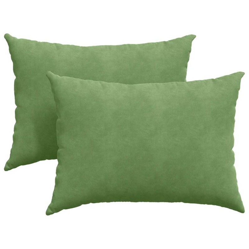 vidaXL Μαξιλάρι Καναπέ 2 pcs Ανοιχτό πράσινο 70 x 50 cm