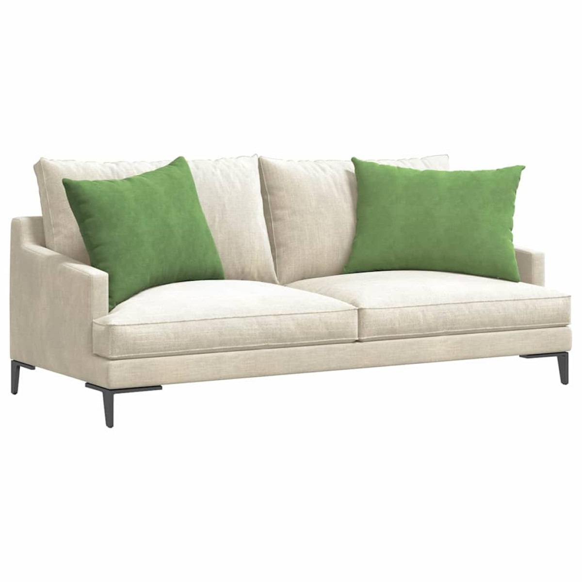 vidaXL Μαξιλάρι Καναπέ 2 pcs Ανοιχτό πράσινο 70 x 50 cm