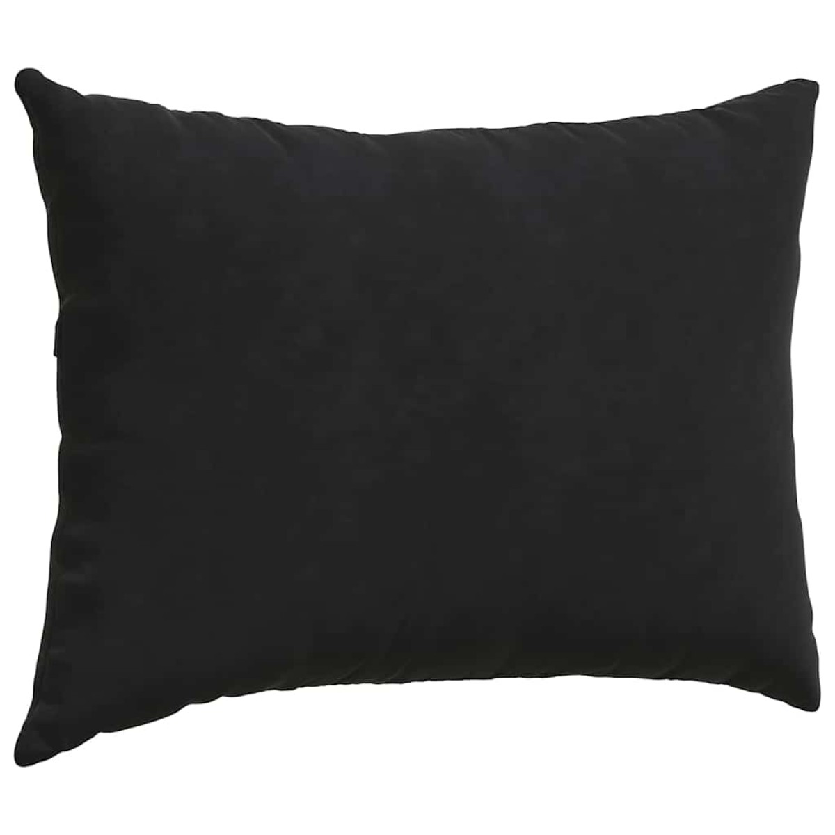 vidaXL Μαξιλάρι Καναπέ 2 pcs Μαύρο 70 x 50 cm Υφασμάτινο Κορντουρά