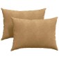 vidaXL Μαξιλάρι Καναπέ 2 pcs Καφέ 70 x 50 cm Υφασμάτινο Κορντουρά