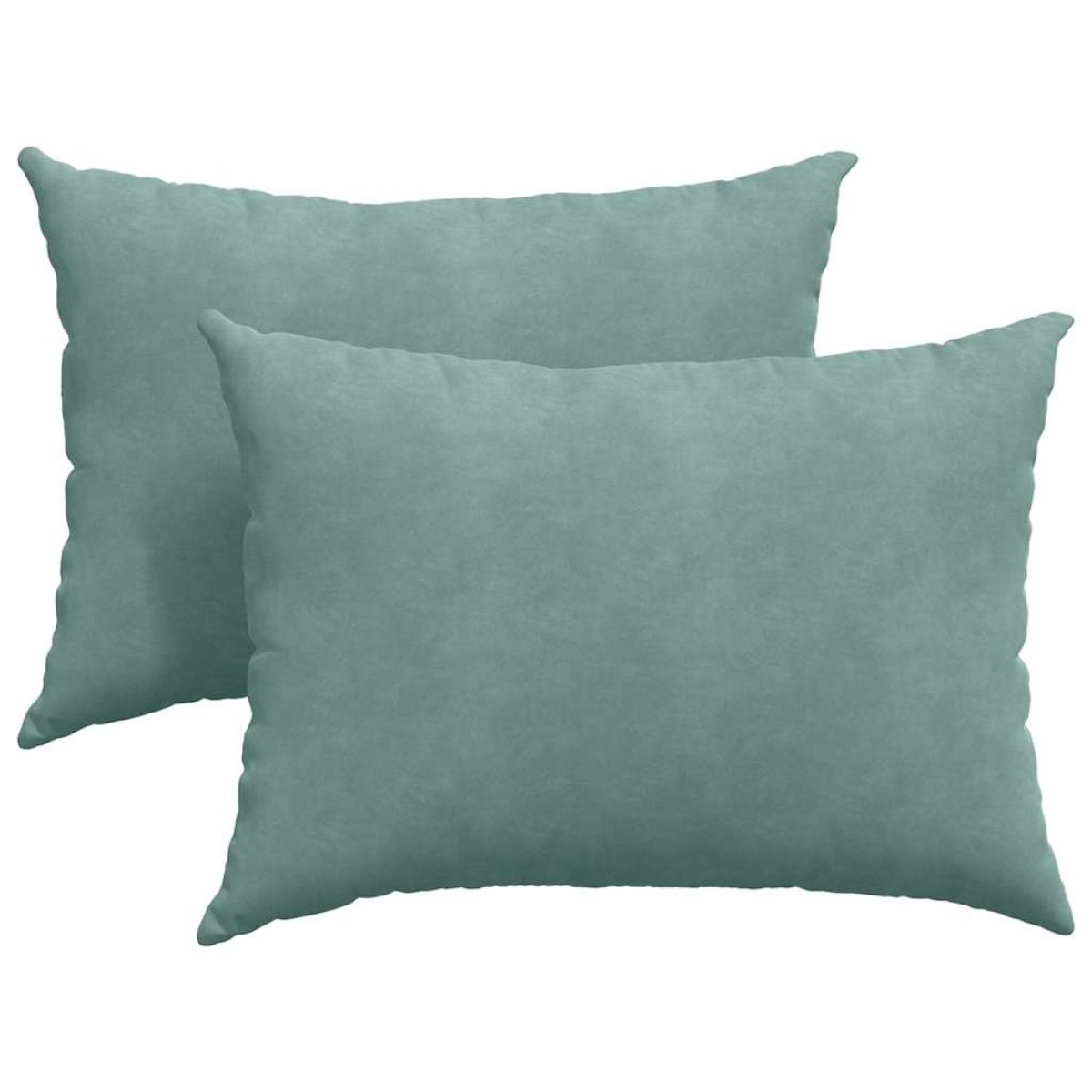 vidaXL Μαξιλάρι Καναπέ 2 pcs Θαλασσί 70 x 50 cm Υφασμάτινο Κορντουρά