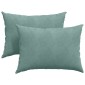 vidaXL Μαξιλάρι Καναπέ 2 pcs Θαλασσί 70 x 50 cm Υφασμάτινο Κορντουρά
