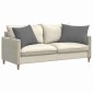 vidaXL Μαξιλάρι Καναπέ 2 pcs Σκούρο Γκρι 70 x 50 cm ύφασμα