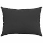 vidaXL Μαξιλάρι Καναπέ 2 pcs Μαύρο 70 x 50 cm ύφασμα