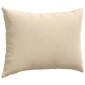 vidaXL Μαξιλάρι Καναπέ 2 pcs Κρεμ 70 x 50 cm ύφασμα