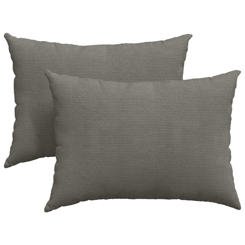 vidaXL Μαξιλάρι Καναπέ 2 pcs Ανοιχτό γκρι 70 x 50 cm