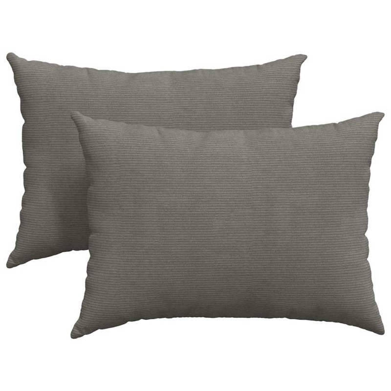 vidaXL Μαξιλάρι Καναπέ 2 pcs Ανοιχτό γκρι 70 x 50 cm