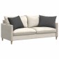 vidaXL Μαξιλάρι Καναπέ 2 pcs Σκούρο Γκρι 70 x 50 cm